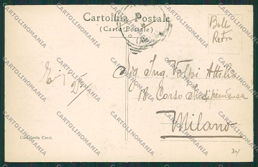 Pavia Casteggio cartolina EE5697 – retro