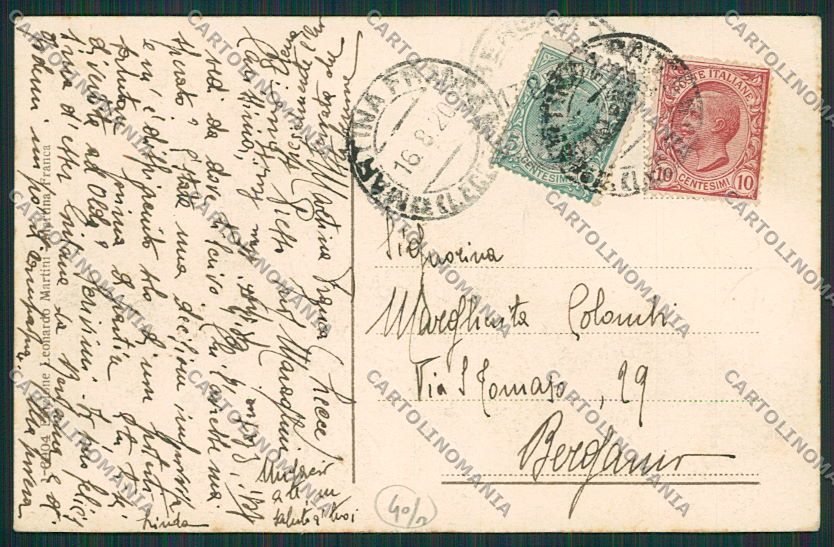 Taranto Martina Franca cartolina EE5703 – retro