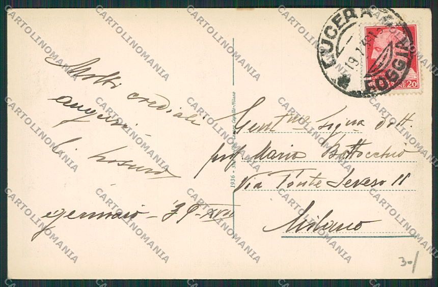 Foggia Lucera cartolina EE5749 – retro