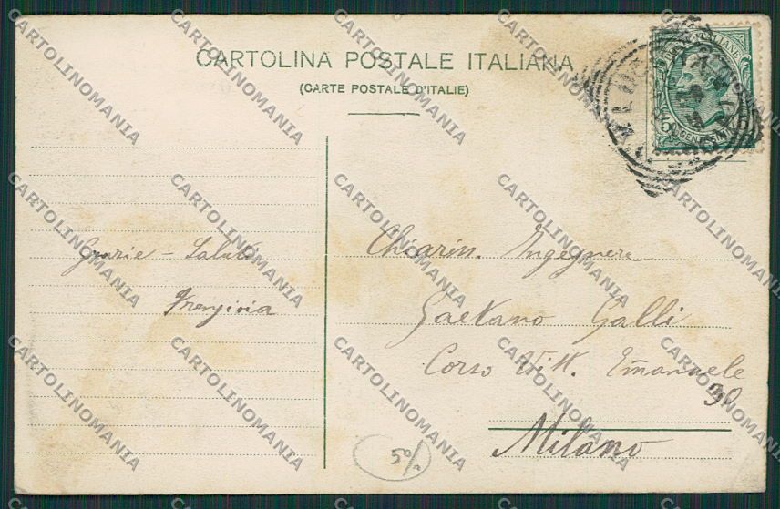 Foggia Lucera Porta SCOLLATA cartolina EE5754 – retro