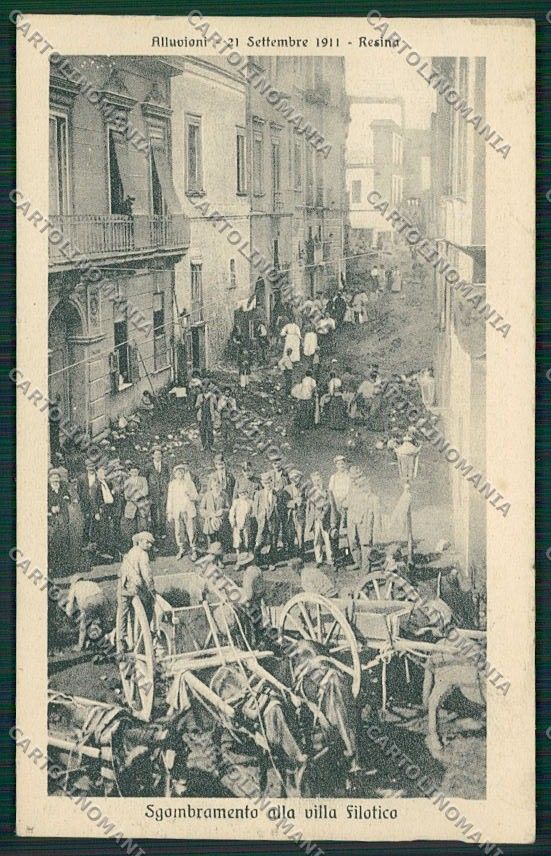 Napoli Resina Alluvione cartolina EE5768 – fronte