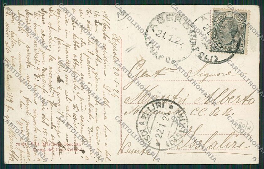 Napoli Agerola cartolina EE5786 – retro