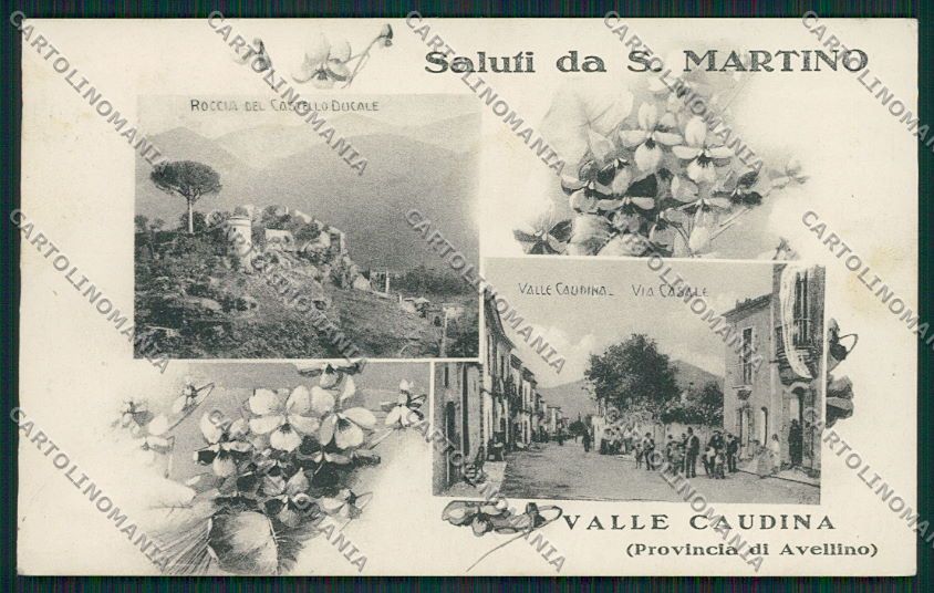 Avellino San Martino Caudina Saluti da cartolina EE5894 – fronte