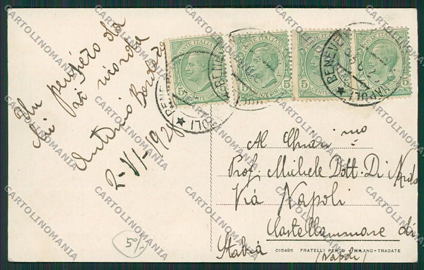 Avellino San Martino Caudina Saluti da cartolina EE5894 – retro