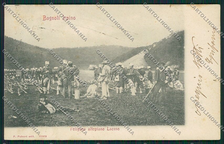 Avellino Bagnoli Irpino Fanteria cartolina EE5900 – fronte