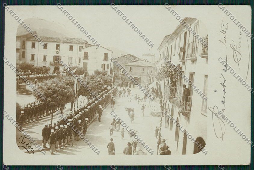 Avellino Bagnoli Irpino Fanteria Foto cartolina EE5904 – fronte