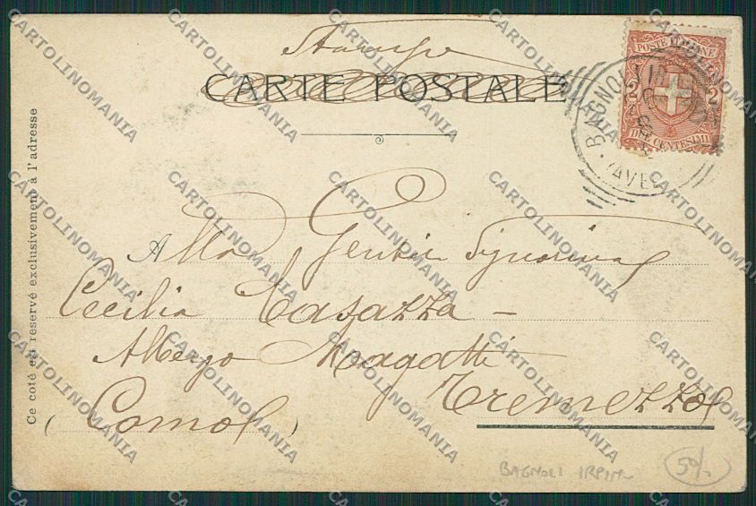 Avellino Bagnoli Irpino Fanteria Foto cartolina EE5904 – retro