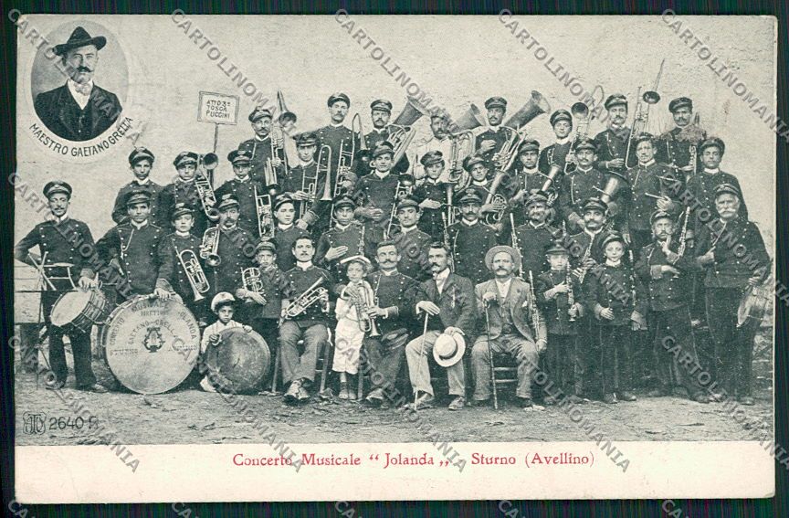Avellino Sturno Banda Musicale Puccini cartolina EE5908 – fronte
