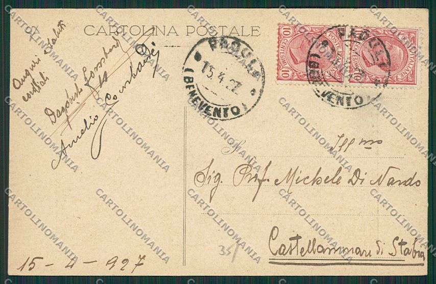 Salerno Paduli cartolina EE5918 – retro