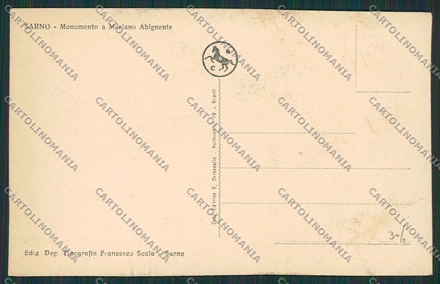 Salerno Sarno cartolina EE5935 – retro