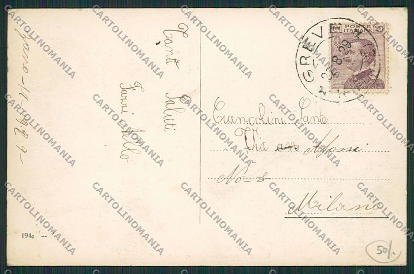 Firenze Greve cartolina EE5983 – retro