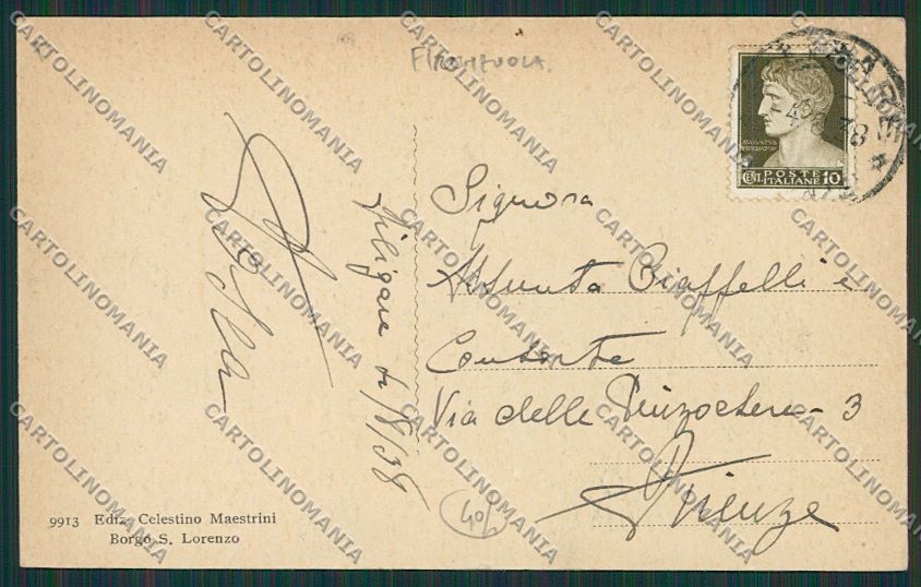 Firenze Firenzuola Filigare Saluti da cartolina EE5986 – retro