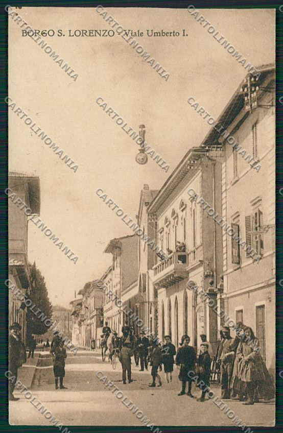 Firenze Borgo San Lorenzo PIEGHINA cartolina EE5991 – fronte
