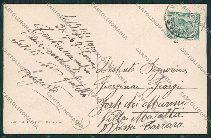 Firenze Borgo San Lorenzo PIEGHINA cartolina EE5991 – retro