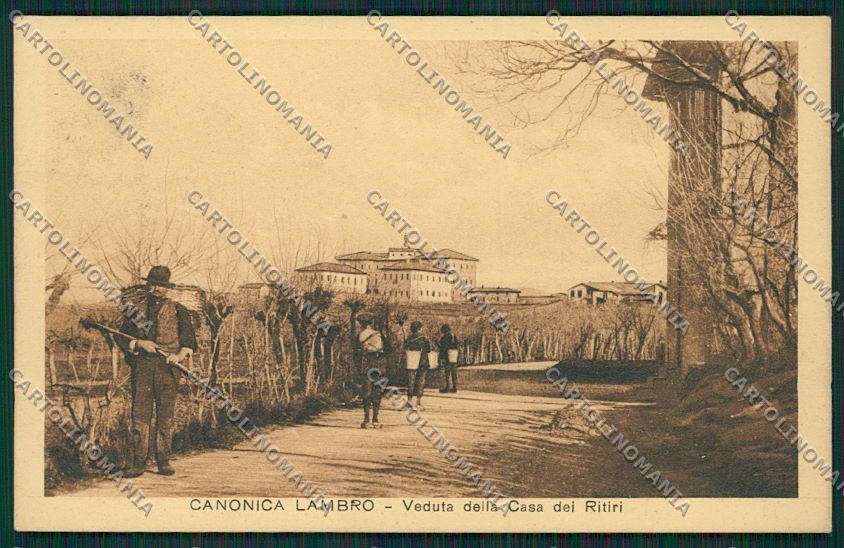 Milano Canonica Lambro cartolina EE6020 – fronte