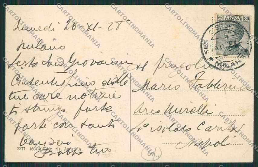Milano Sesto San Giovanni ABRASA cartolina EE6022 – retro