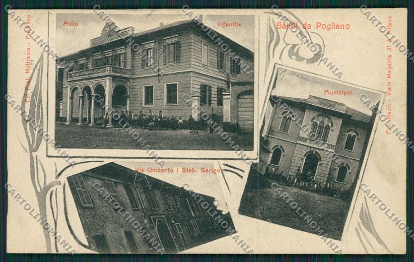 Milano Pogliano Milanese Saluti da cartolina EE6048 – fronte