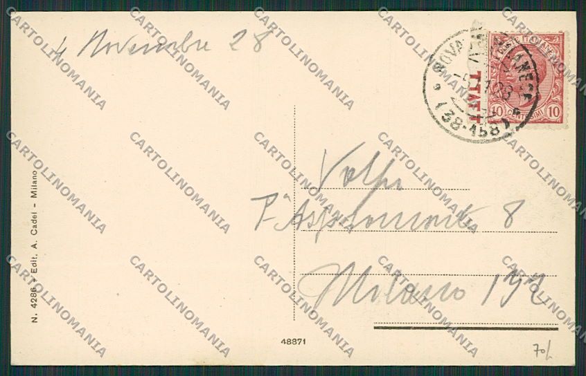 Milano Novate Milanese cartolina EE6059 – retro