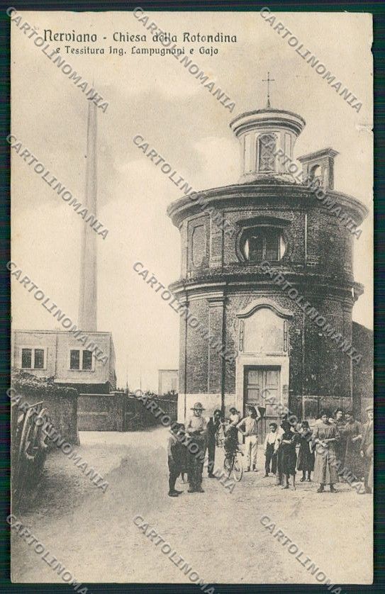 Milano Nerviano Tessitura Lampugnani Gajo ABRASA cartolina EE6064 – fronte