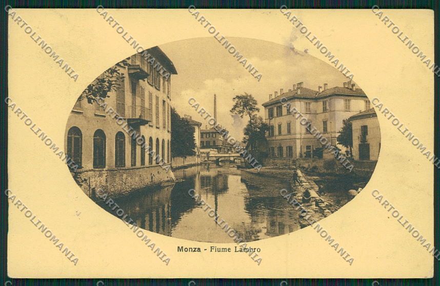 Milano Monza Lambro cartolina EE6075 – fronte