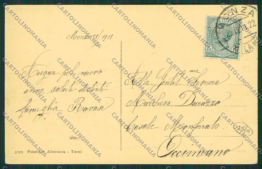 Milano Monza Lambro cartolina EE6075 – retro