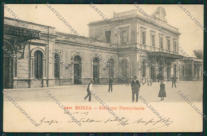 Milano Monza Stazione cartolina EE6082 – fronte
