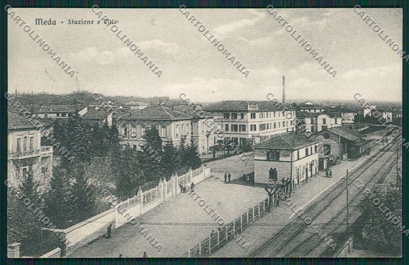 Milano Meda Stazione cartolina EE6091 – fronte