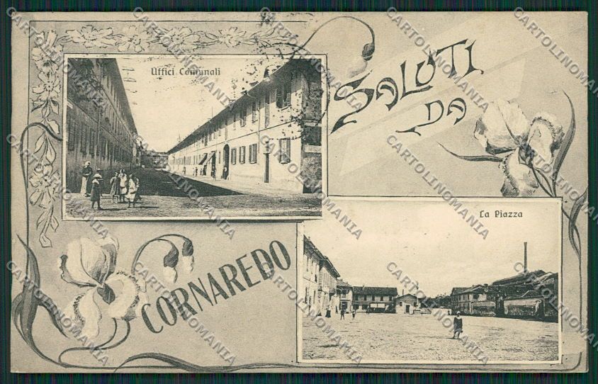 Milano Cornaredo Saluti da cartolina EE6119 – fronte