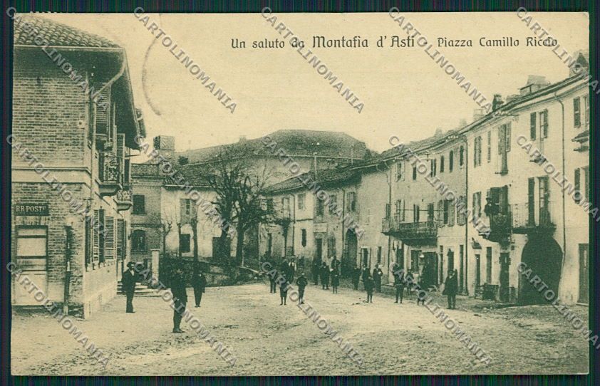 Asti Montafia d'Asti Poste cartolina EE6149 – fronte