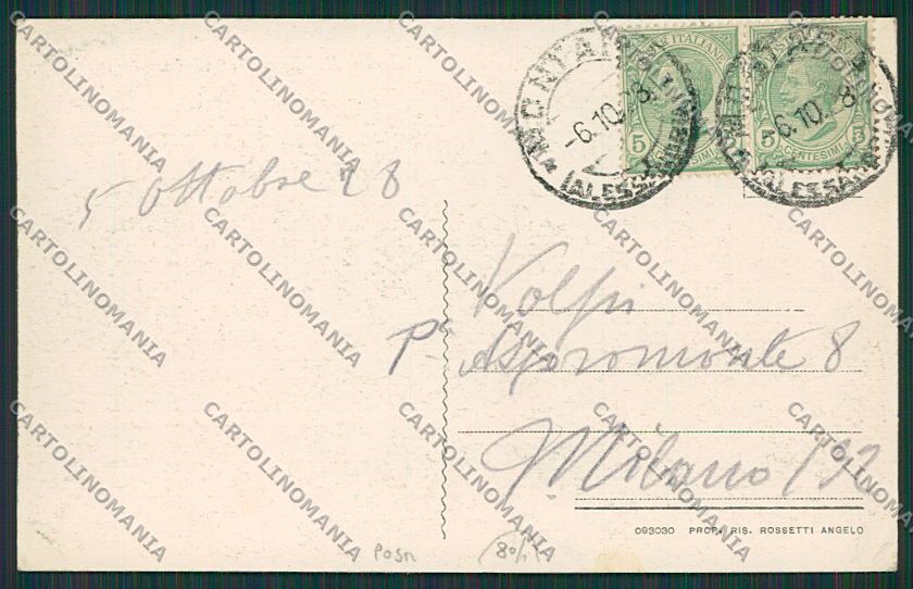 Asti Montafia d'Asti Poste cartolina EE6149 – retro