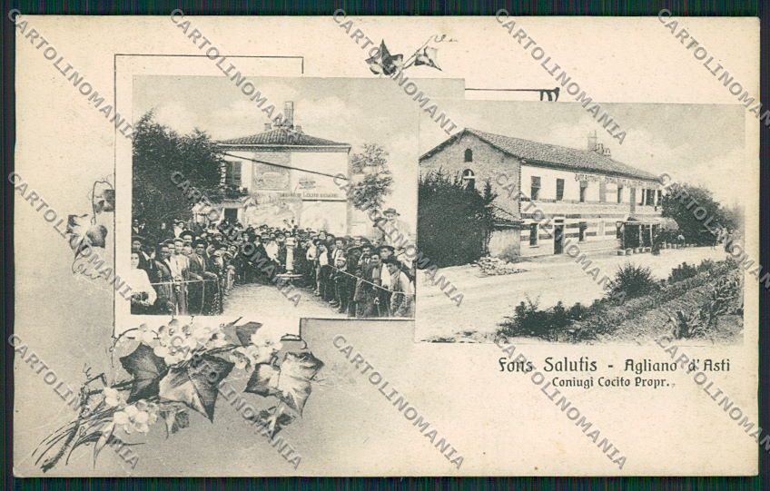Asti Agliano Fons Salutis cartolina EE6163 – fronte