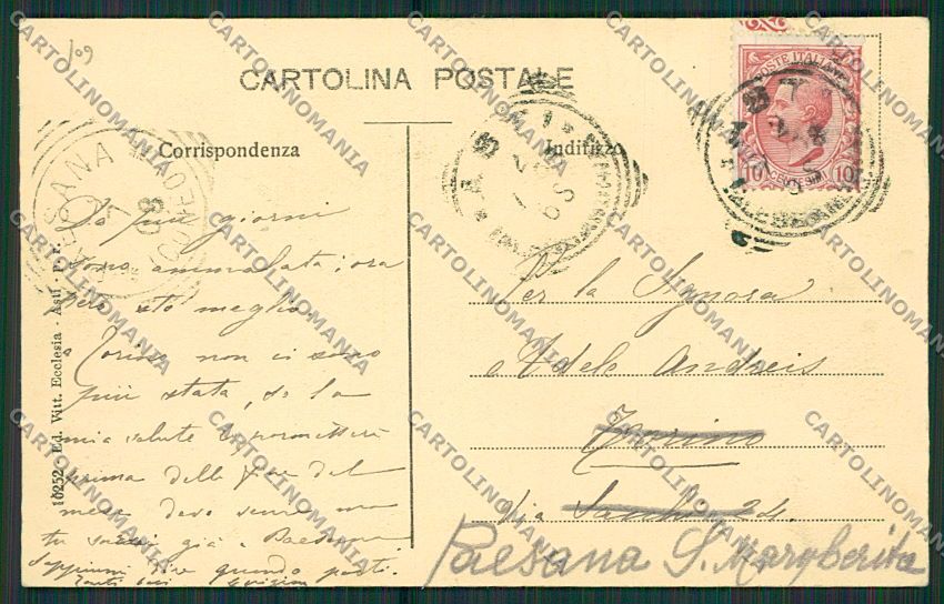 Asti Città cartolina EE6164 – retro