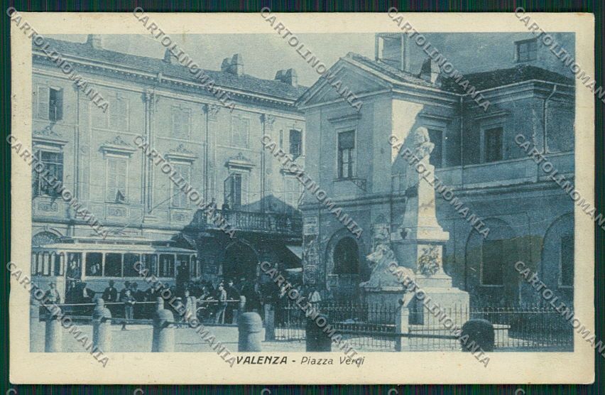 Alessandria Valenza Tram cartolina EE6174 – fronte