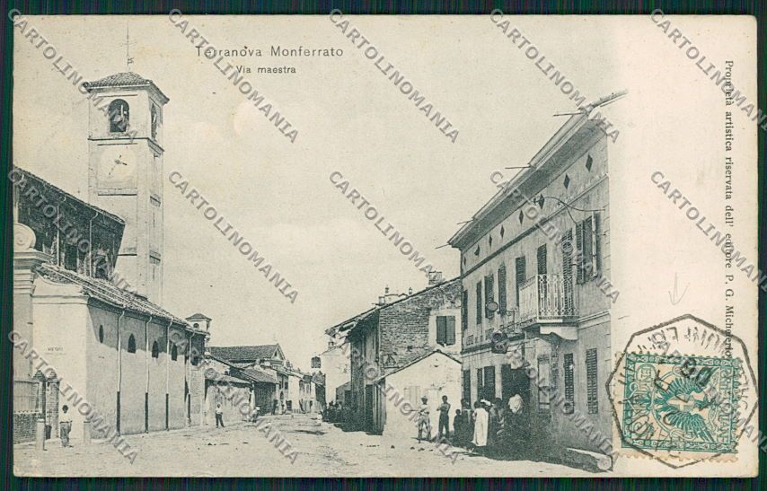 Alessandria Terranova Monferrato cartolina EE6184 – fronte