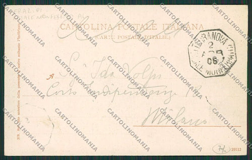 Alessandria Terranova Monferrato cartolina EE6184 – retro