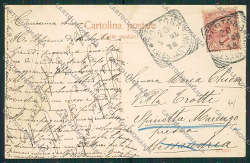 Alessandria Tortona cartolina EE6186 – retro