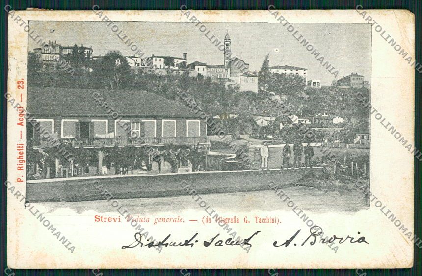 Alessandria Strevi cartolina EE6190 – fronte