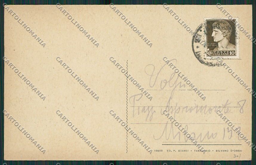 Alessandria Silvano d'Orba cartolina EE6193 – retro