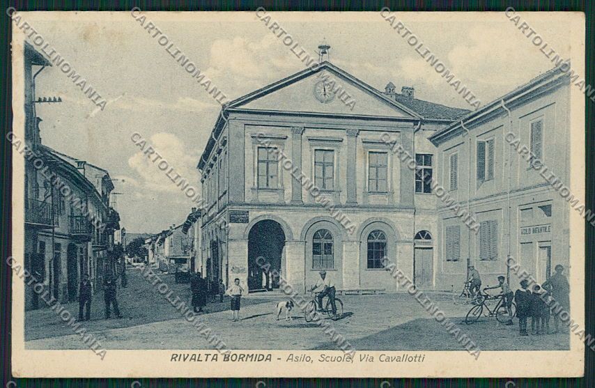 Alessandria Rivalta Bormida Asilo cartolina EE6201 – fronte
