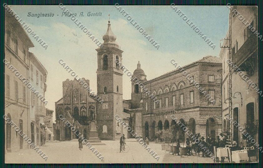Macerata San Ginesio cartolina EE6207 – fronte