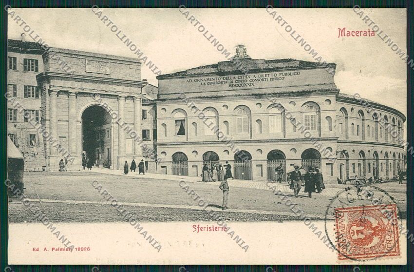 Macerata Città cartolina EE6215 – fronte