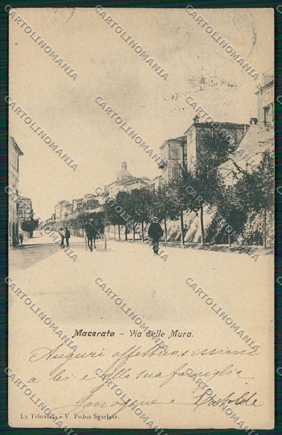 Macerata Città cartolina EE6217 – fronte