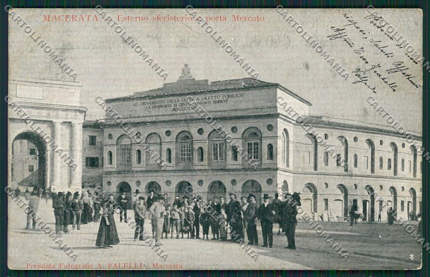 Macerata Città cartolina EE6218 – fronte