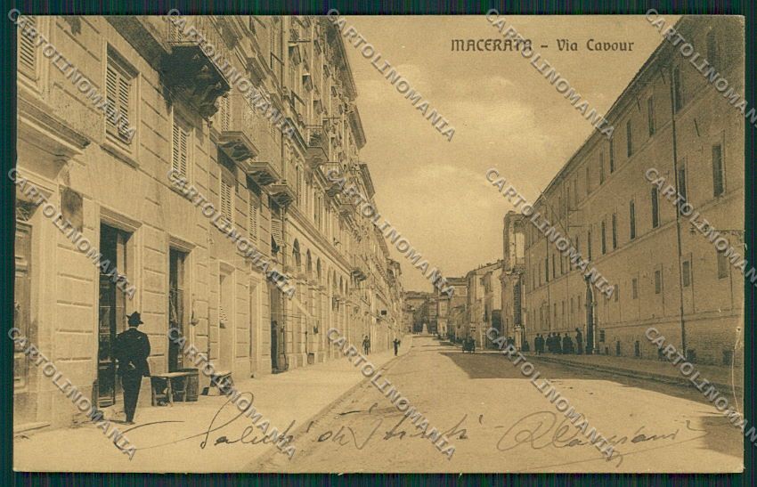 Macerata Città cartolina EE6225 – fronte