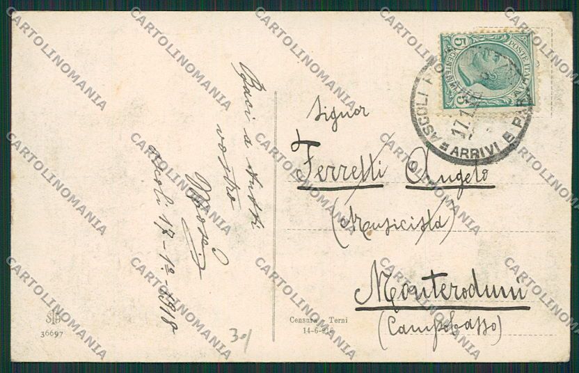 Ascoli Piceno Città PIEGA cartolina EE6237 – retro
