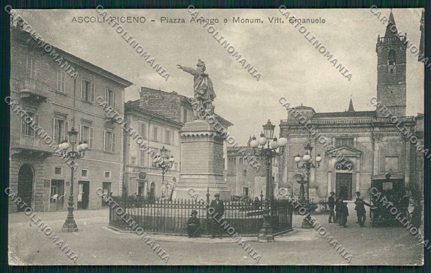 Ascoli Piceno Città Auto PIEGA cartolina EE6243 – fronte