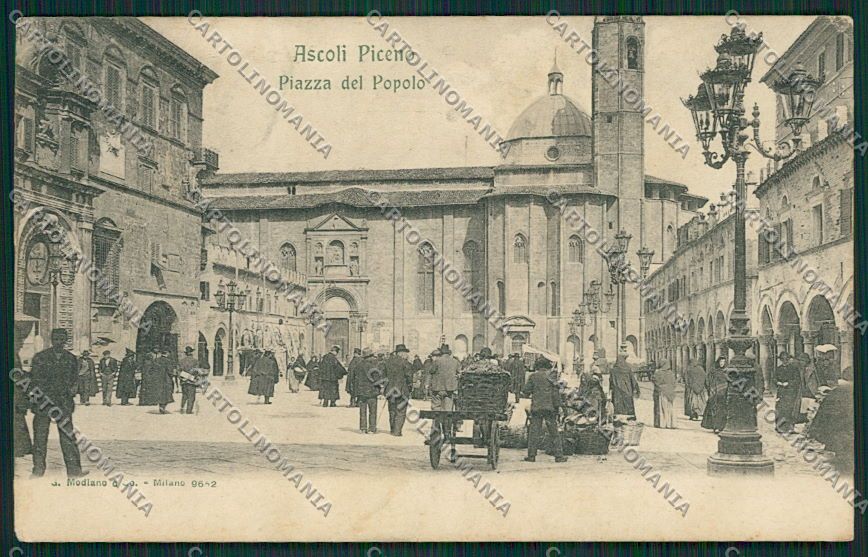 Ascoli Piceno Città Mercato cartolina EE6246 – fronte