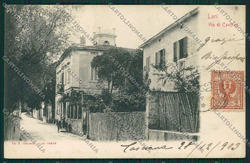 Pisa Lari cartolina EE6263 – fronte