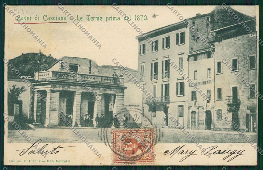 Pisa Bagni di Casciana cartolina EE6266 – fronte