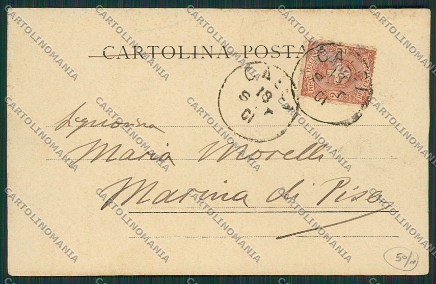 Pisa Calci Scuole cartolina EE6268 – retro